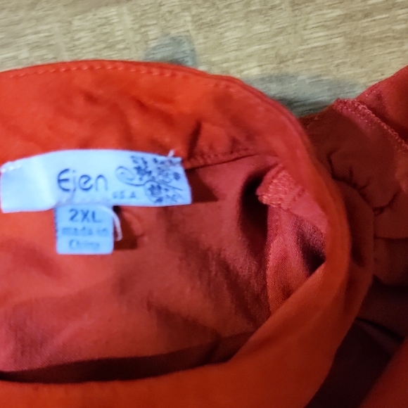 Fun Red Ruffle Dress Plus Size - Picture 2 of 3